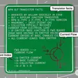 Transistor Diagram &amp; Facts PCB Coaster [NPN, PNP]