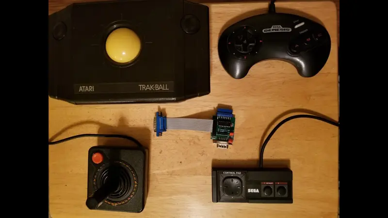 Atari 5200 Adapter for 9Pin DB9 Joystick Gamepad