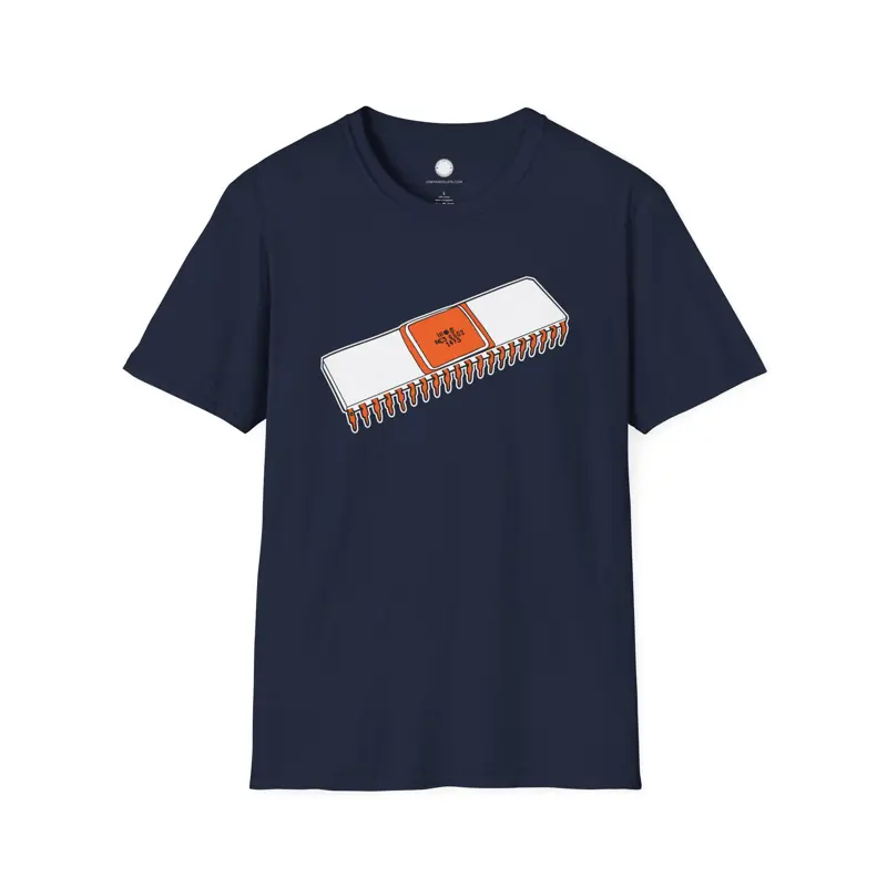 MOS 6502 CPU Microprocessor Chip T-Shirt | Retro Computing Apple I Vintage Elect