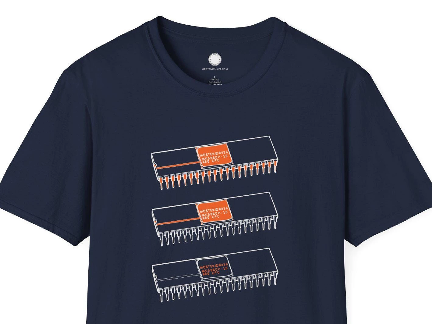 Z80 CPU T-Shirt Three Variants Stacked | Retrocomputing Zilog Legend | Hardware 