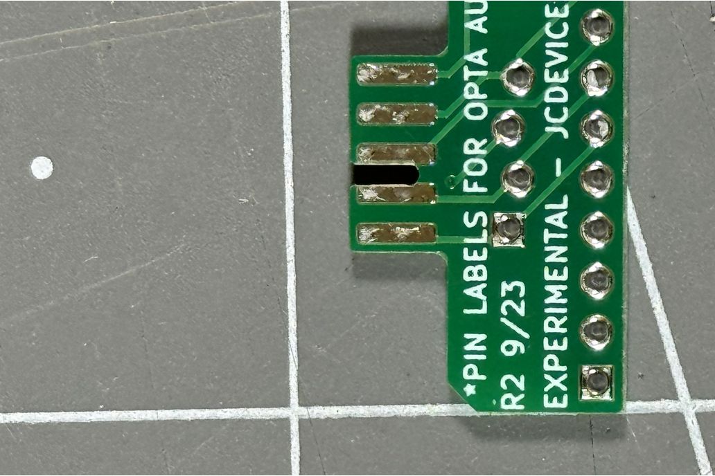 Arduino Opta I2C and Serial Aux Breakout Adapter