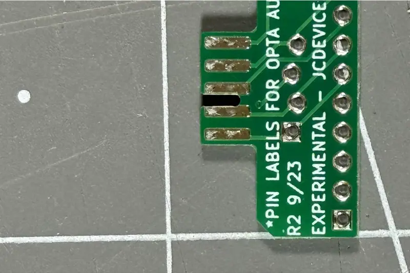Arduino Opta I2C and Serial Aux Breakout Adapter