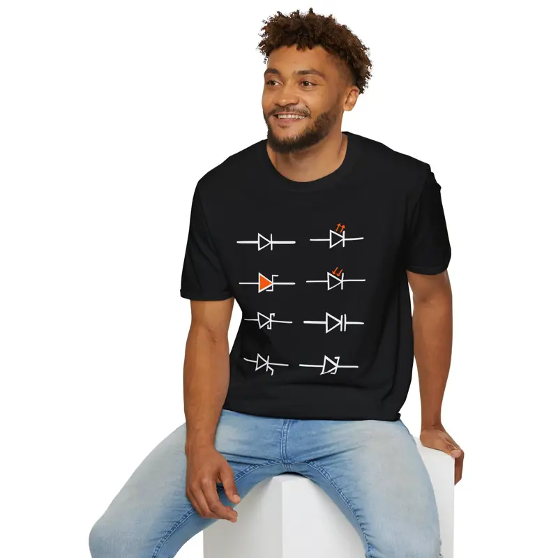 Electrical Engineering Student Hardware Maker Dad Gift | Diode Symbol Collection