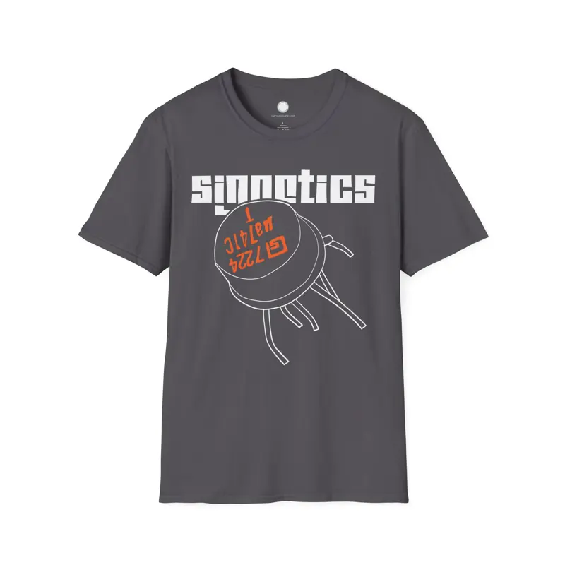 Vintage µA741 Opamp T-Shirt | Signetics Operational Amplifier | Hand-Drawn Elect