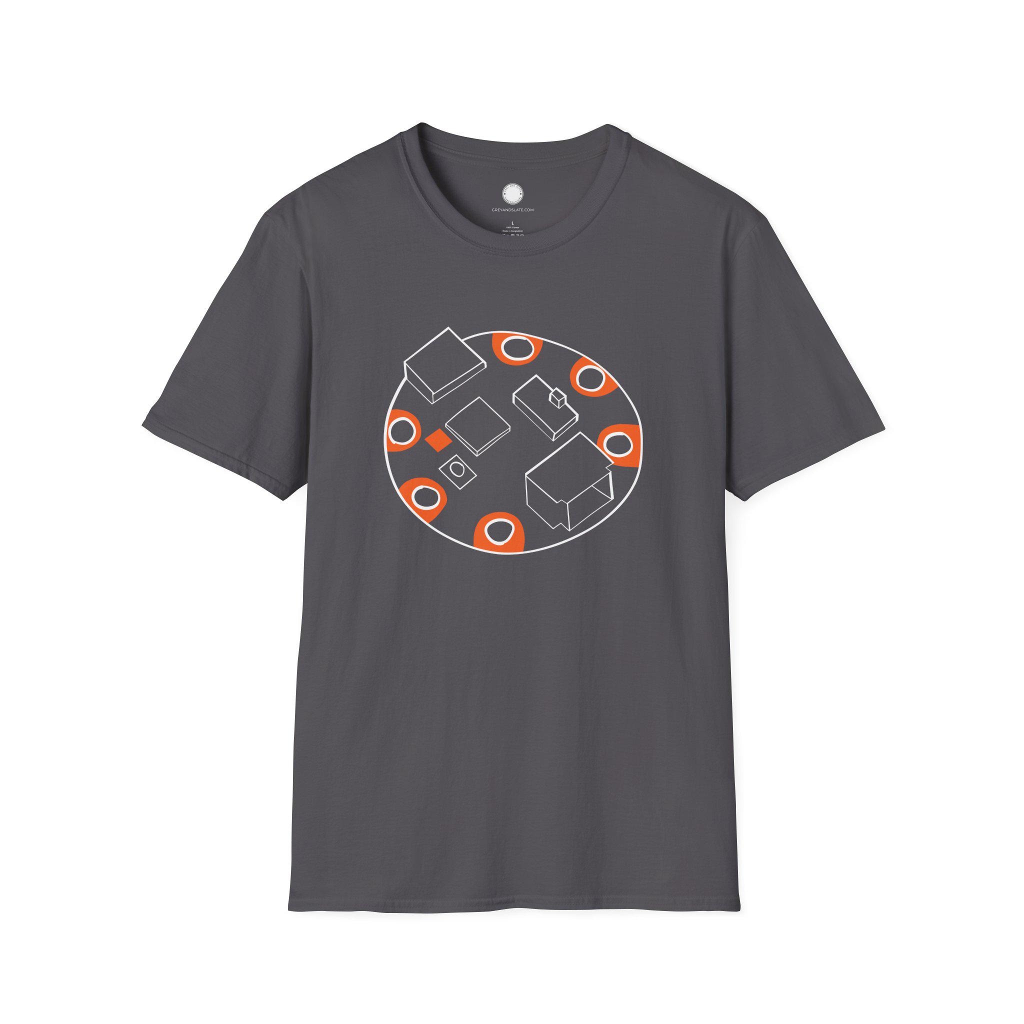 Hand-drawn Adafruit Gemma M0 T-Shirt | Wearable Electronics Maker | CircuitPytho
