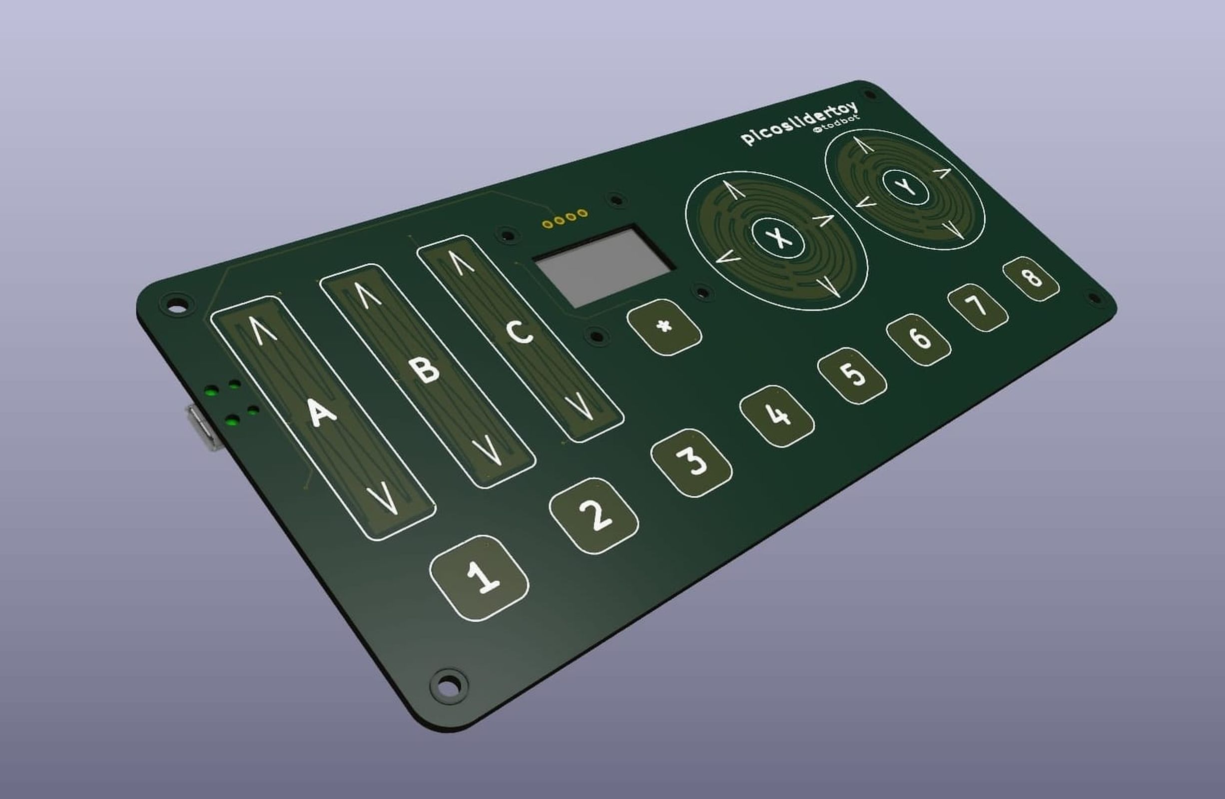 picoslidertoy - Capsense Controller for Pico