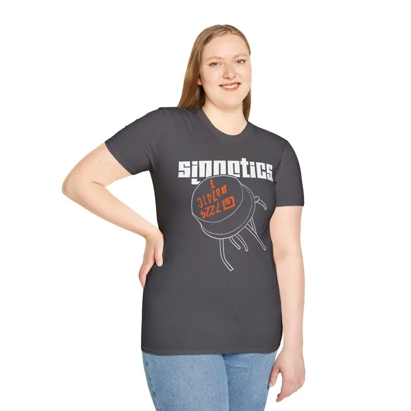 Vintage µA741 Opamp T-Shirt | Signetics Operational Amplifier | Hand-Drawn Elect
