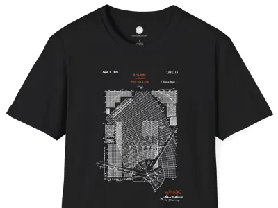 Pioneering Woman Analog Graphical Calculator Patent T-Shirt