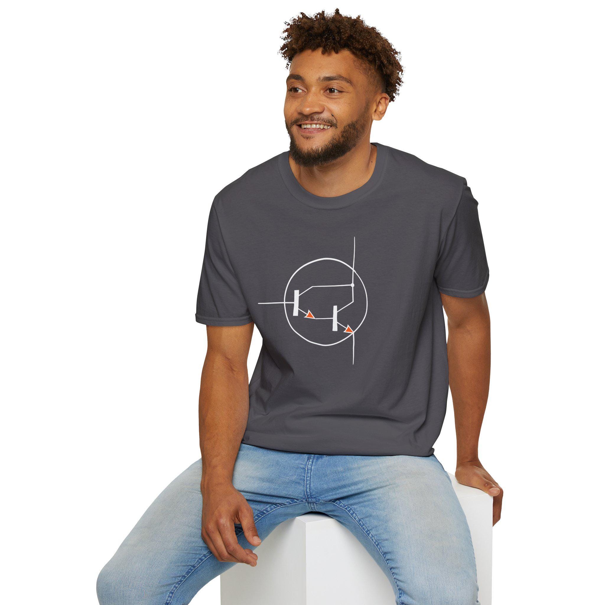 Cool Engineer Gift Transistor Symbol | Electronics Schematic Icon Tee | Darlingt