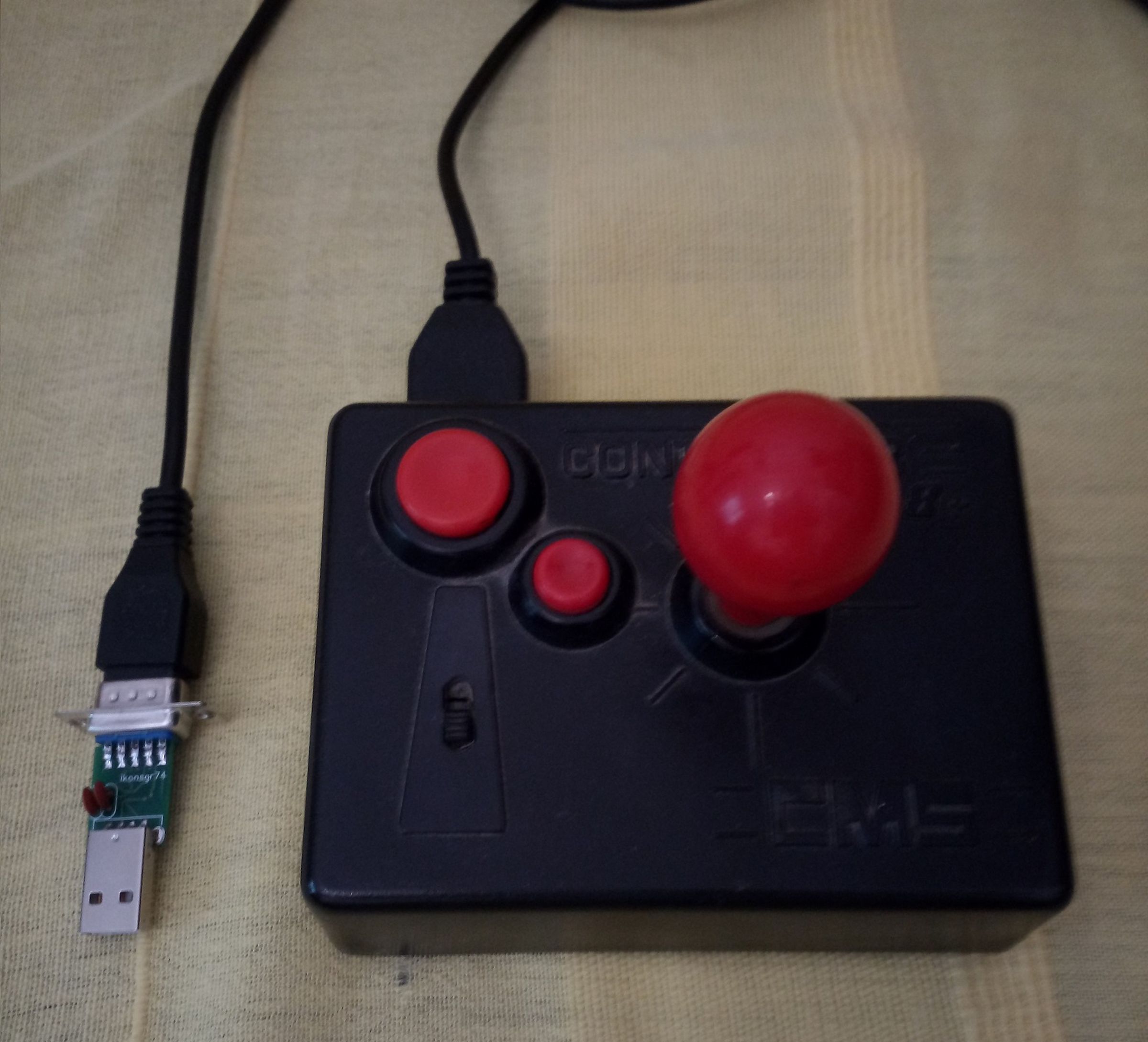 DB9 9Pin Joystick Gamepad Adapter for PC USB Port