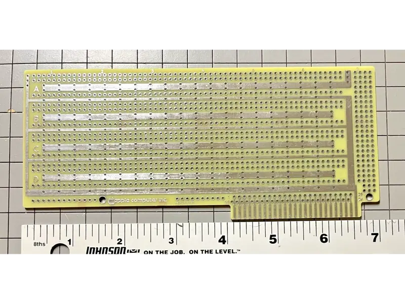 APPLE II/APPLE IIe PROTOTYPE PCB BOARD 7 Inch