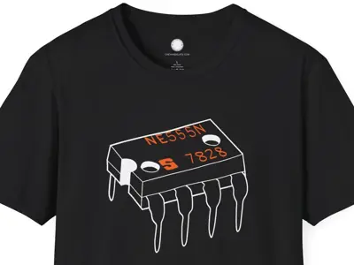 The Timeless 555 Timer Chip Tee