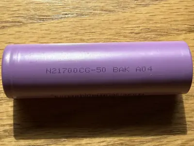 5000mAh 21700 Battery Cells