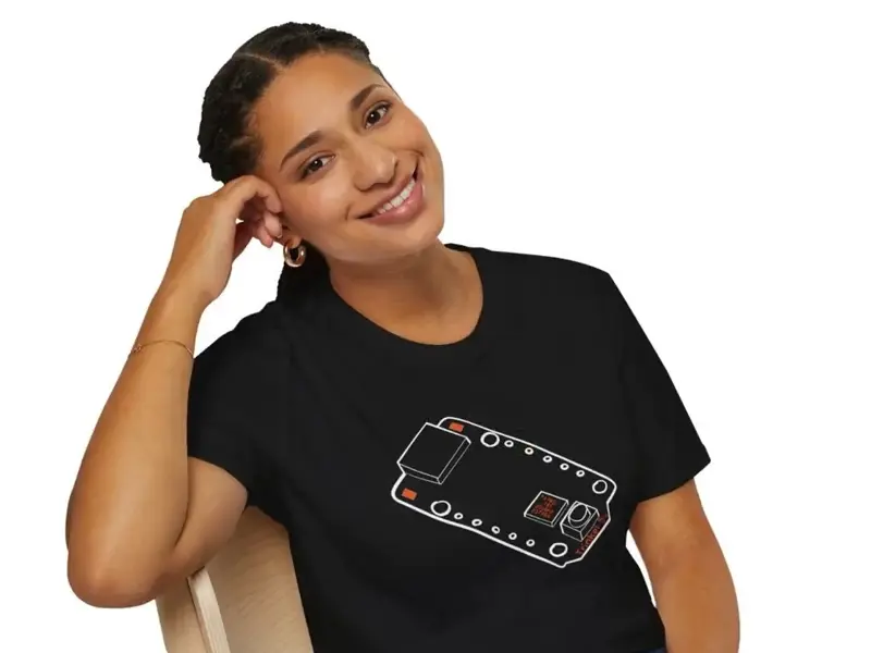Hand-drawn Adafruit Trinket 5V T-Shirt