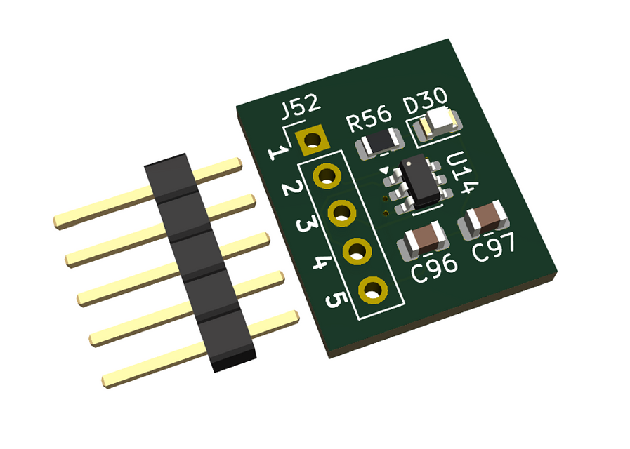 12-Bit DAC (MCP4725) Breakout Board (I2C 2.7-5.5v)