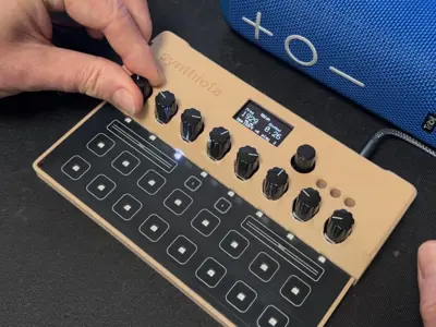 synthiota synthesizer kit in CircuitPython