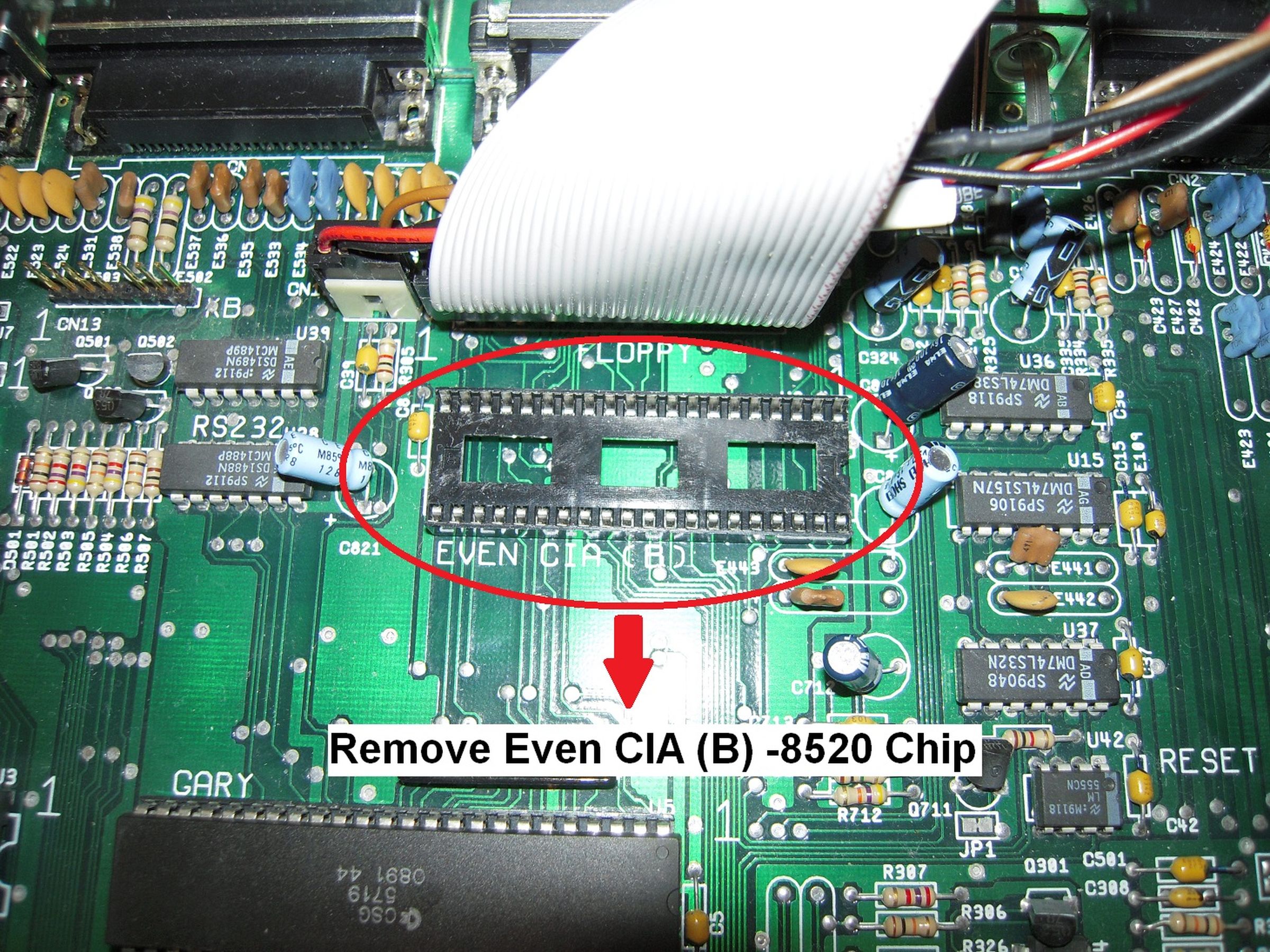 Amiga 500 DF0 / DF1 Drive Boot Selector Switch