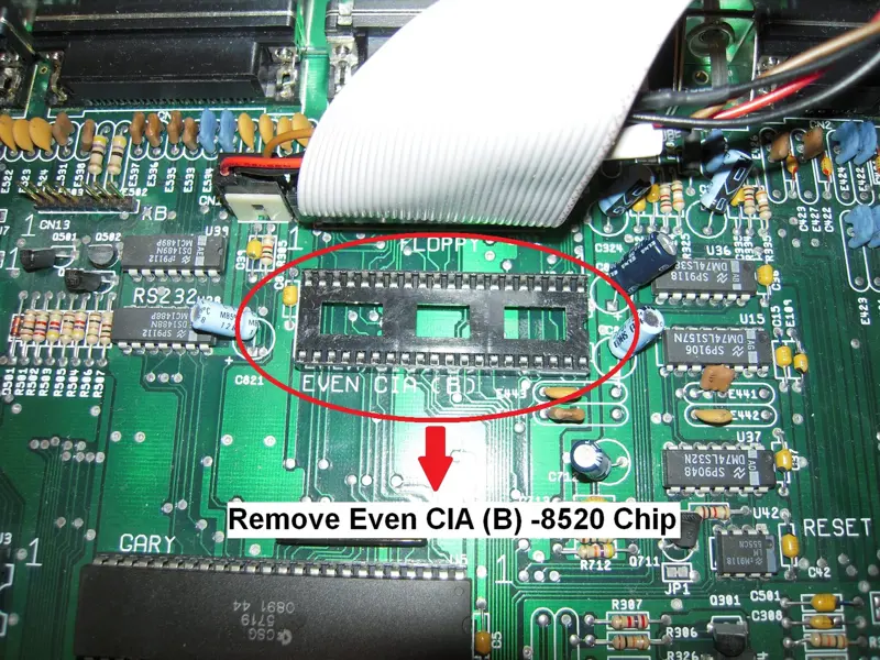 Amiga 500 DF0 / DF1 Drive Boot Selector Switch