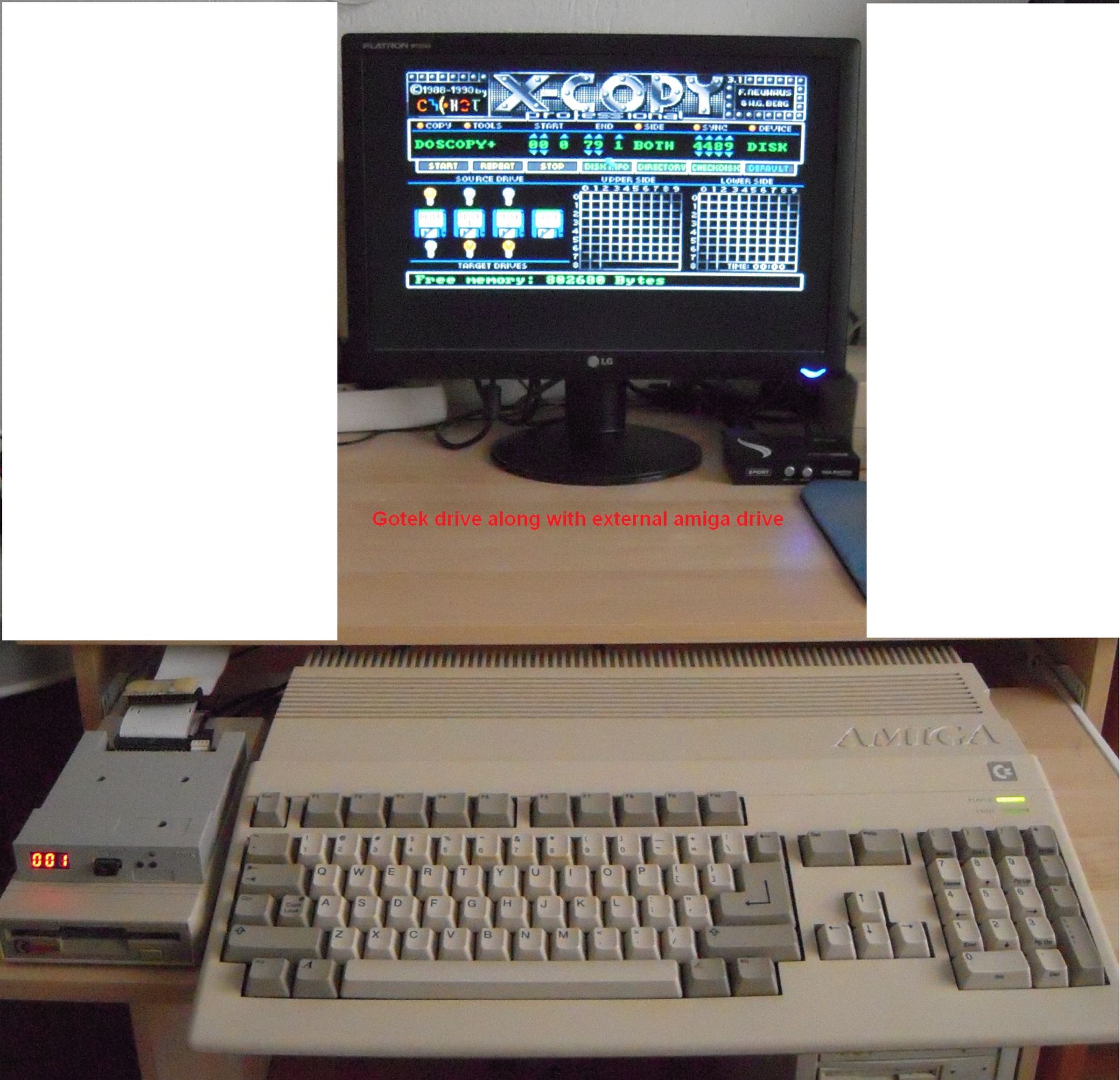 Amiga External Drive Adapter for PC & Gotek Drives