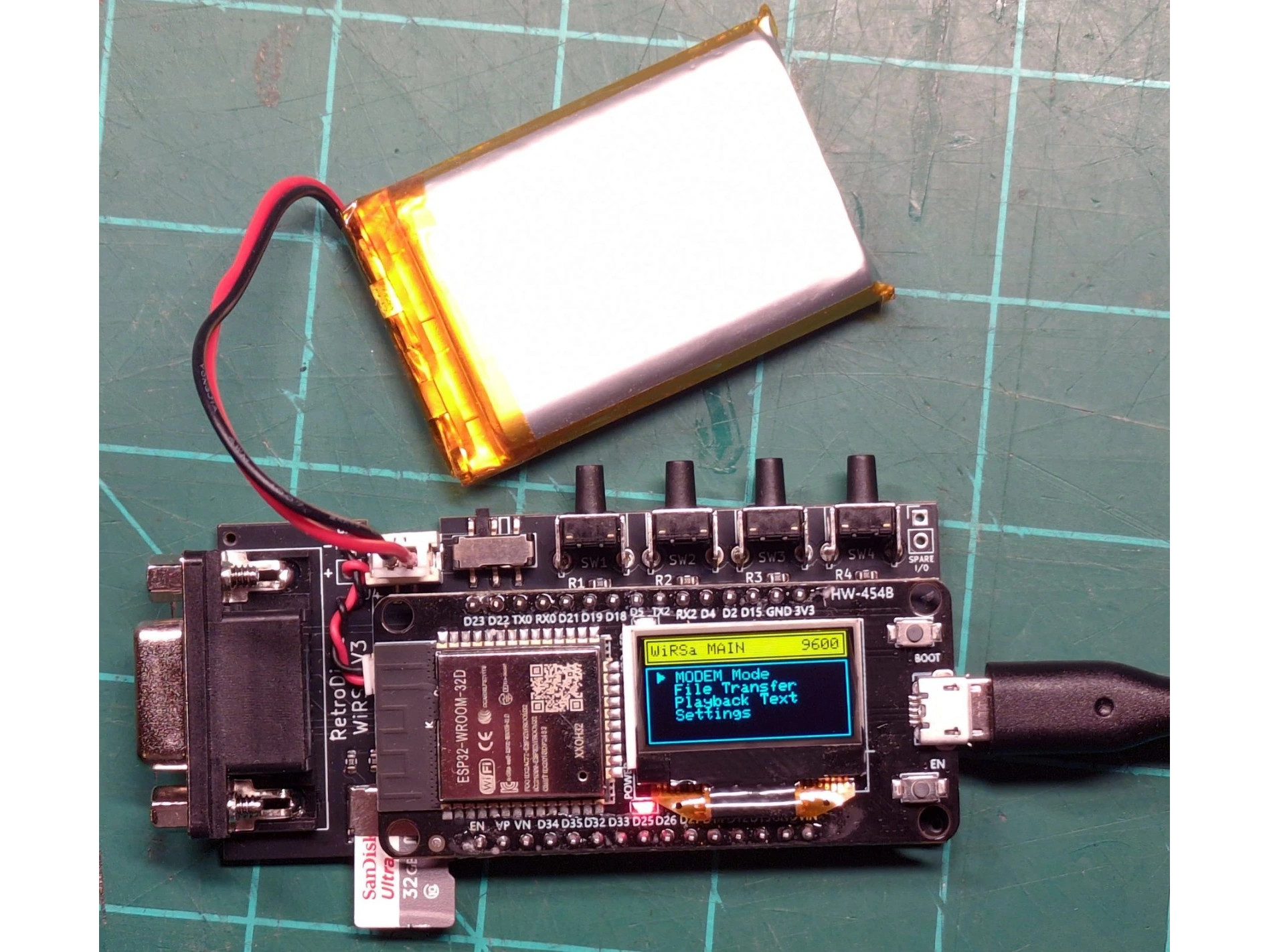 WiRSa v3 Wifi RS232 Serial Modem