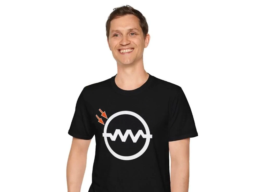 Superhero Light Sensor Symbol Shirt