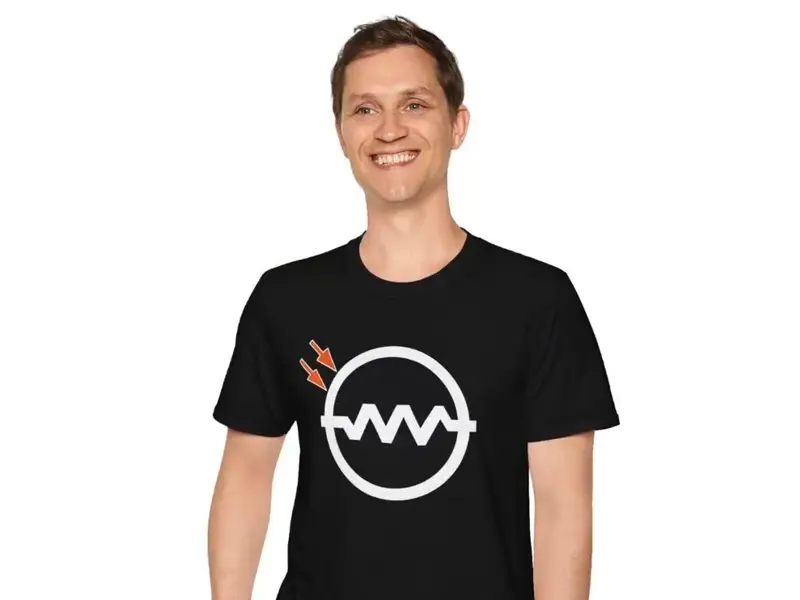 Superhero Light Sensor Symbol Shirt