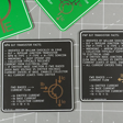 Transistor Diagram &amp; Facts PCB Coaster [NPN, PNP]
