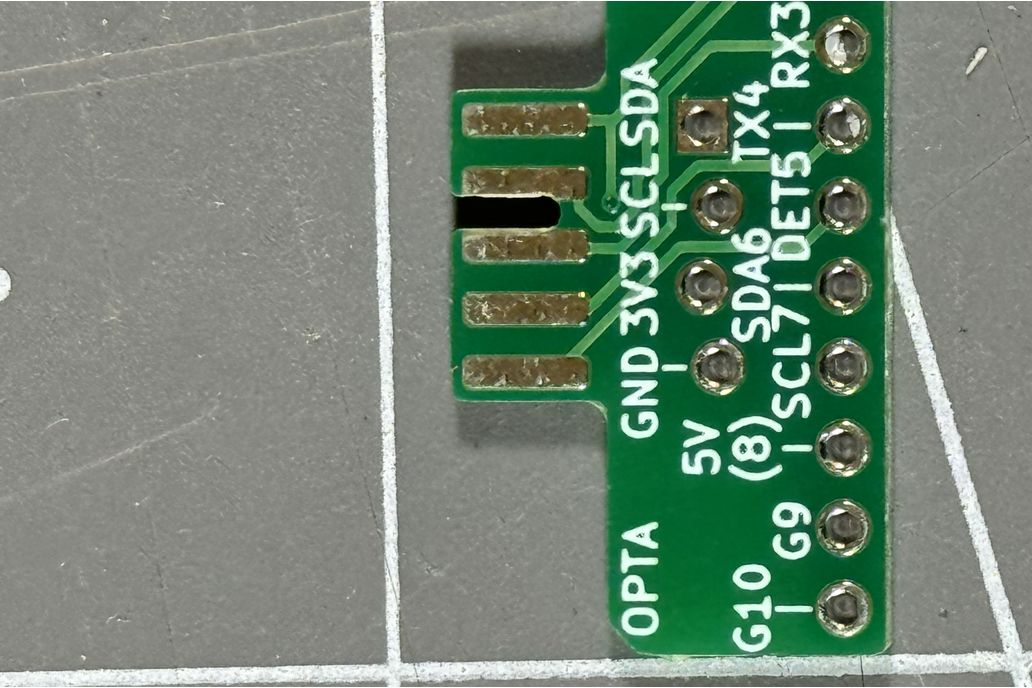Arduino Opta I2C and Serial Aux Breakout Adapter