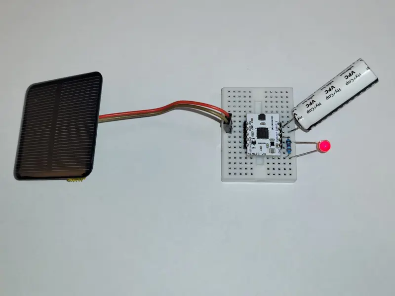 Solar harvesting into Lithium Ion Capacitor