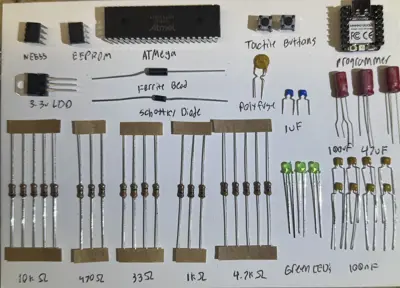 ATMEGA4809 Dev & Educational Kit (Breadboard, MCP)