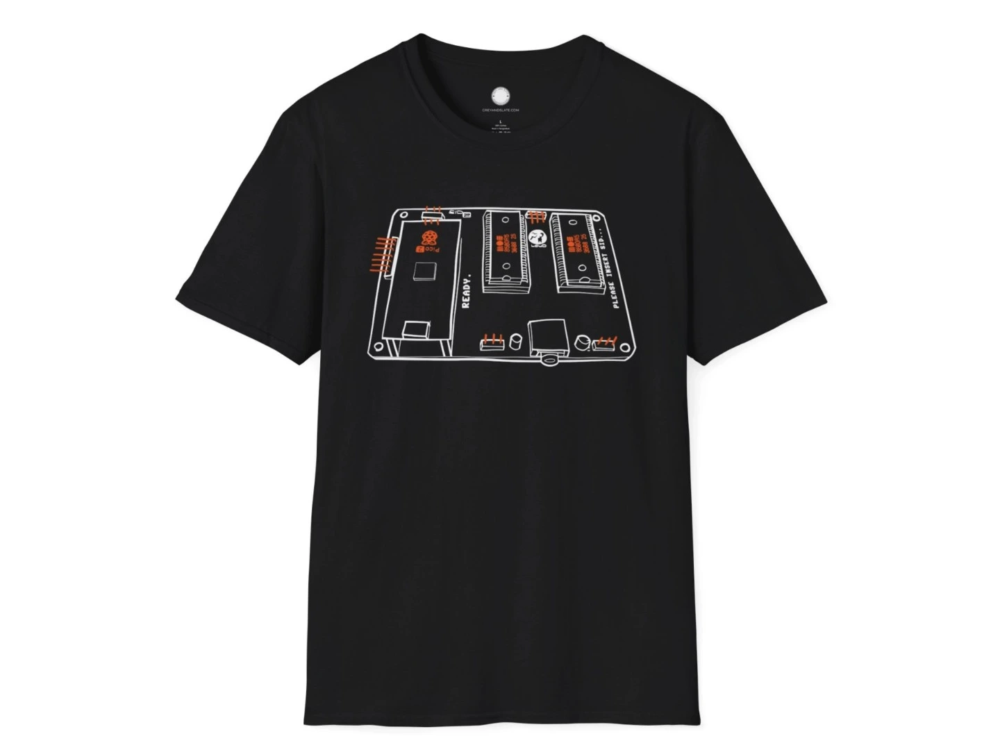 USBSID-Pico Chiptune Board T-Shirt Hand-Drawn