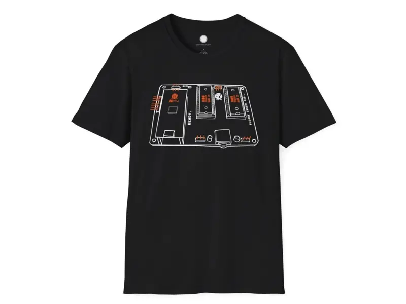 USBSID-Pico Chiptune Board T-Shirt Hand-Drawn