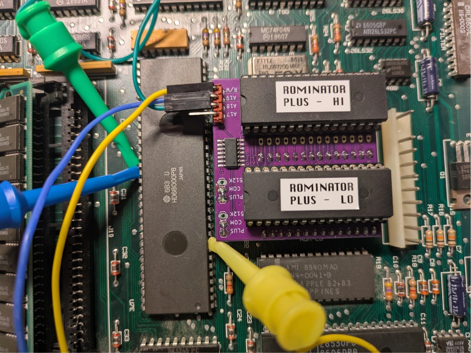 Mac ROM-inator Kit or Assembled - Bootable ROM for Mac 128k/512k/Plus Rominator