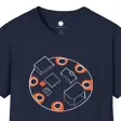 Hand-drawn Adafruit Gemma M0 T-Shirt | Wearable Electronics Maker | CircuitPytho