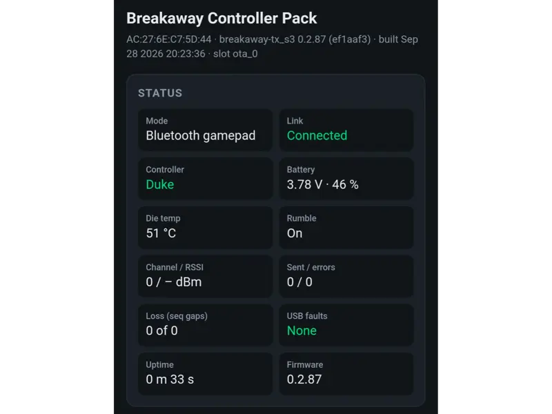 Wifi portal showing overview