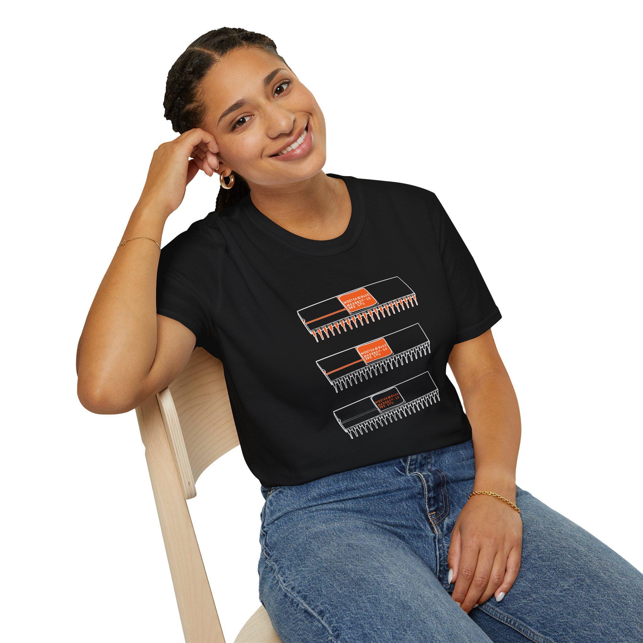 Z80 CPU T-Shirt Three Variants Stacked | Retrocomputing Zilog Legend | Hardware 